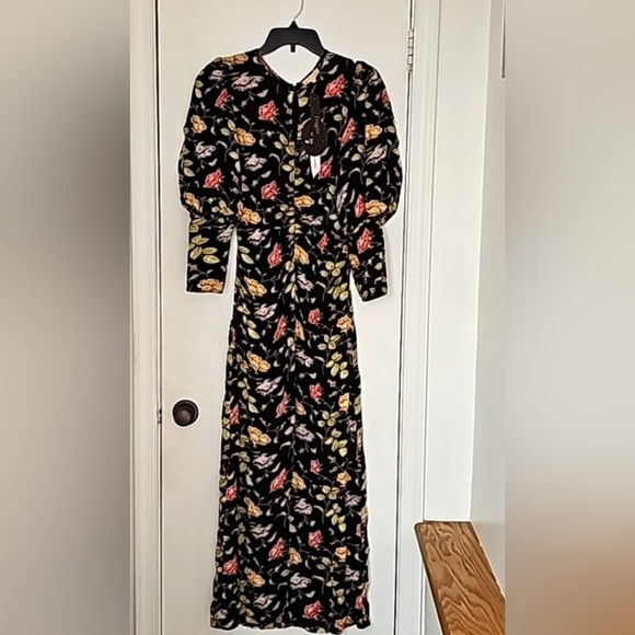 TIMO NIGHT GARDEN FLORAL DRESS - Picture 2 of 5